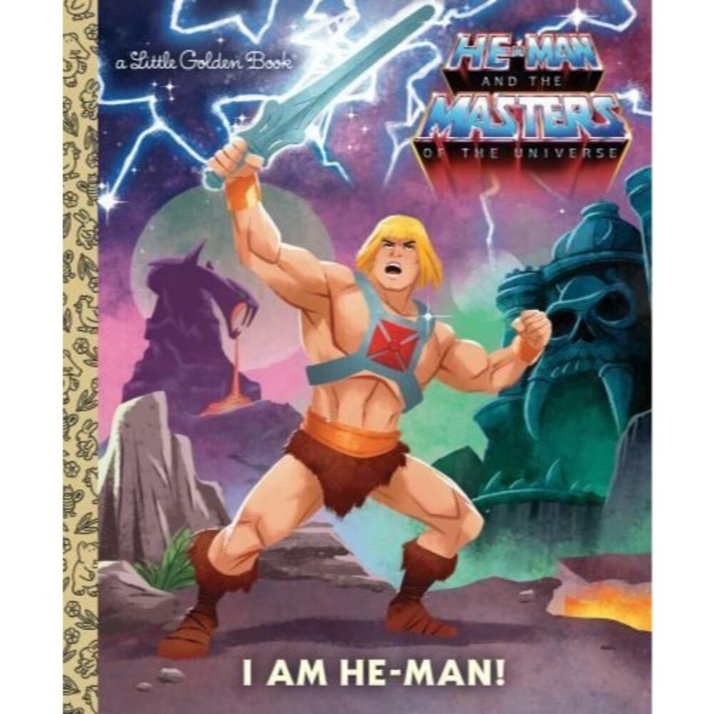 I Am He-Man Little Golden Book hardcover Frank Berios Board Book Free Shipping